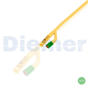 Cateter de Foley Uretral de Duas Vias Nº 14 Caixa 10 Pcs.